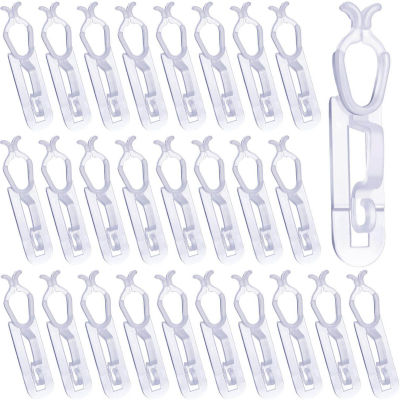 100pcs Plastic Gutter Hooks Clips For Outdoor Christmas Roof Shingles Roof Ridge Line Fence Icicle Fairy Light Food Storage  Dispensers