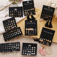 【CC】 FNIO Women  39;s Earrings Set Fashion Jewelry 2020 Stud