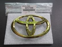 TOYOTA โลโก้หน้ากระจัง15CM สีทอง GOLD  สำหรับโตโยต้า  วีออส 2014-2021 ยารีส 2017-2021 ยารีสเอทีฟ For Toyota Yaris vios