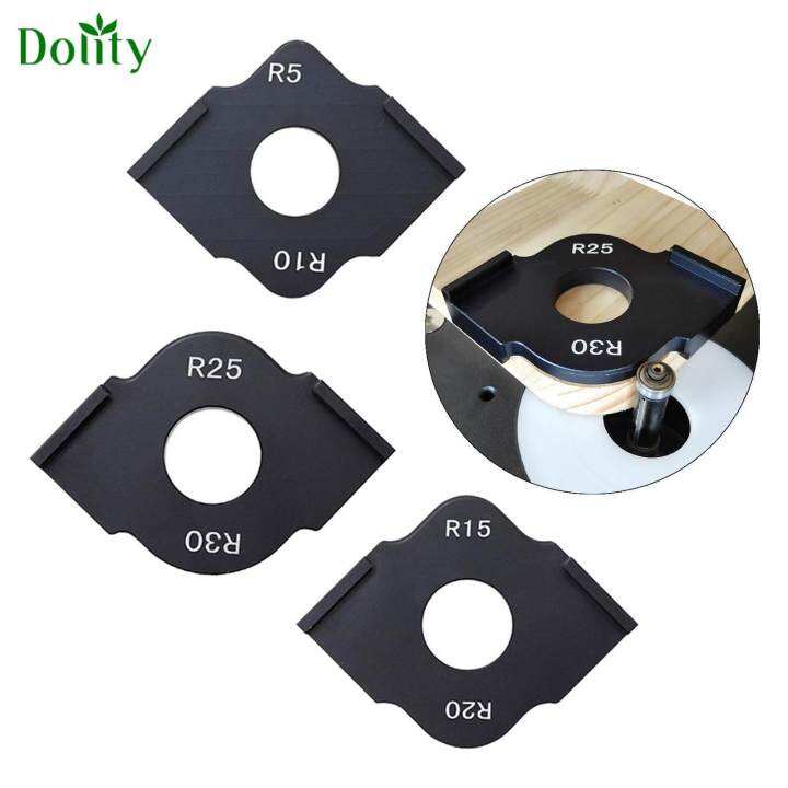 Dolity Corner Jigs Template Woodworking Routers for Routing Rounded Bit