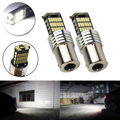 P21W BA15S 4014 SMD 45 LED 12V หลอดไฟแสงหมอกสีขาวเลี้ยวไฟเบรกรถโคมไฟ UK