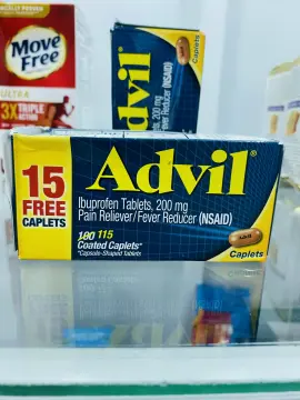 Loại Advil II này có hàm lượng ibuprofen là bao nhiêu mg?
