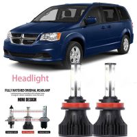 หลอดไฟหน้ารถยนต์ LED LAI 40w 6000k สีขาว สําหรับ Dodge grand caravan 2011-2019 2PCS