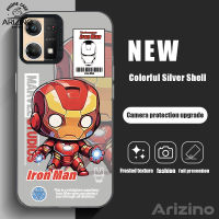 เคส Reno7 4G Reno8 4G F21 PRO 4G F21 PRO ภาพยนตร์มาร์เวล Super Hero Iron Man ฮัลค์สไปเดอร์แมนเคสโทรศัพท์มือถือรูปการ์ตูนที่มีสีสัน