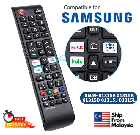 SAMSUNG LED /LCD /PLASMA Smart TV Remote Control BN59-01315A 01315B ...