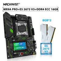 เครื่อง X99 MR9A โปรชุดวงจรหลัก LGA 2011-3ชุด Xeno E5 2673 V3โปรเซสเซอร์ซีพียู2ชิ้น * 8GB = 16GB DDR4 ECC แรมความจำ NVME