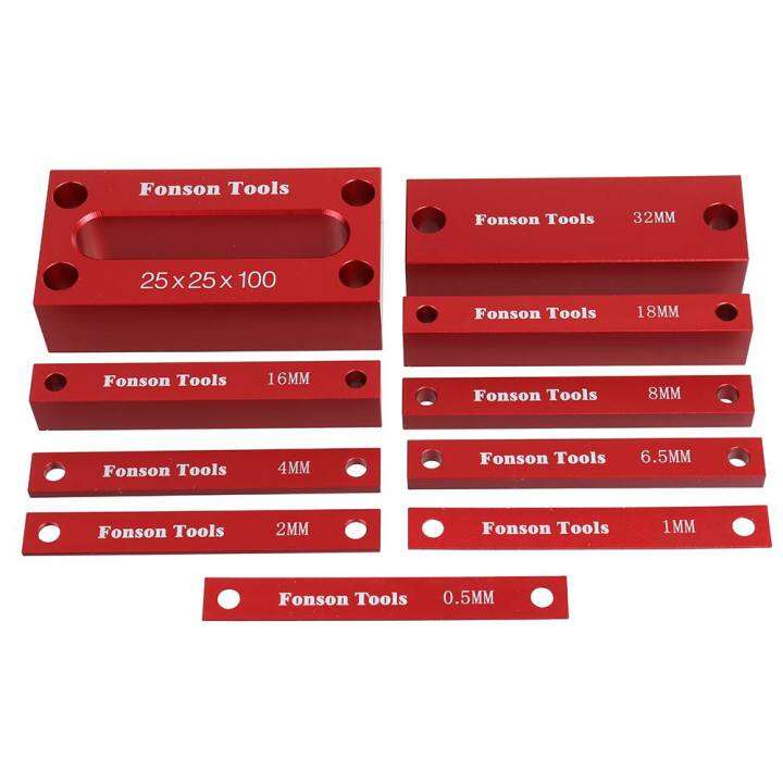15pcs-metric-setup-blocks-height-gauge-set-precision-aluminum-setup
