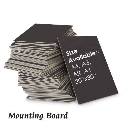 Mounting Board Modeling Board Black Board White Board Hitam Kad