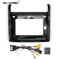 SKYFAME Car Frame Cable Canbus For CHANA CHANGAN AUCHAN X70A 2017 Android Big Screen Dash Panel Frame Fascia