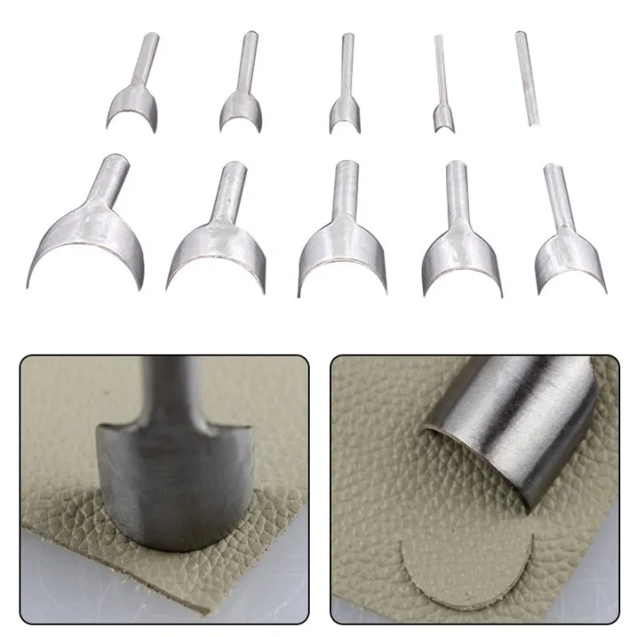 Useful Punching Cutter Hollow Hole Punch Tool Leather Belt Leather
