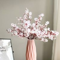 ◊♦ Japanese Artificial Cherry Blossom Peach Blossom Bouquet Living Room Decoration Fake Plants Home Decoration