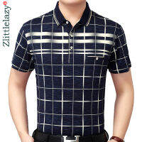 ฤดูร้อนใหม่เสื้อโปโลผู้ชายแขนสั้นเสื้อโปโลลายสก๊อต Slim Fit Mens Pol เสื้อผ้าชุดเพาะกาย Streetwear Poloshirt 1780