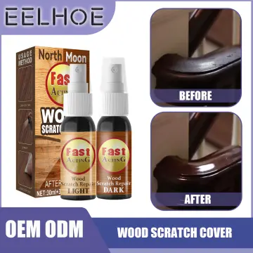 Floor Wood Repair Kit Furniture Paint Floor Complementary Color Spray  Repair Wood Scratch Remover Acting Floor Repair Spray