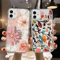 Flower Funda For iPhone 13 Case iPhone 11 12 14 Pro Max 7 8 6S Plus X XS Max XR 13 Mini SE 2022 2 3 Case Silicon TPU Flower Soft