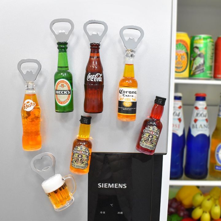 ที่เปิดขวด-ที่เปิดฝาขวด-ที่เปิดฝาขวดแม่เหล็ก-ติดตู้เย็น-เปิดขวด-ที่เปิดขวดเบียร์-แม่เหล็กติดตู้เย็น-คละแบบ