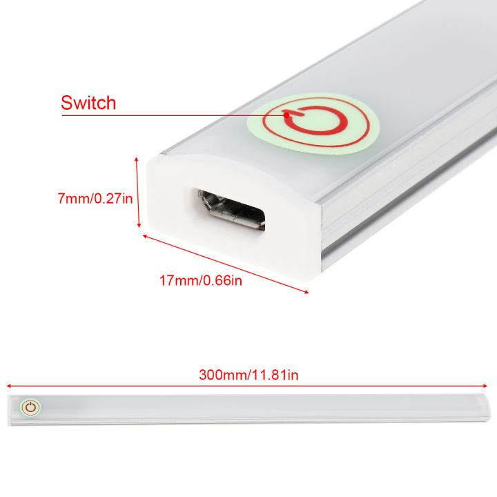 ไฟกลางคืนแบบพกพาสามารถหรี่แสงได้-pelindung-mata-usb-ไฟใต้ตู้สัมผัสเหนี่ยวนำ-led-21หลอด