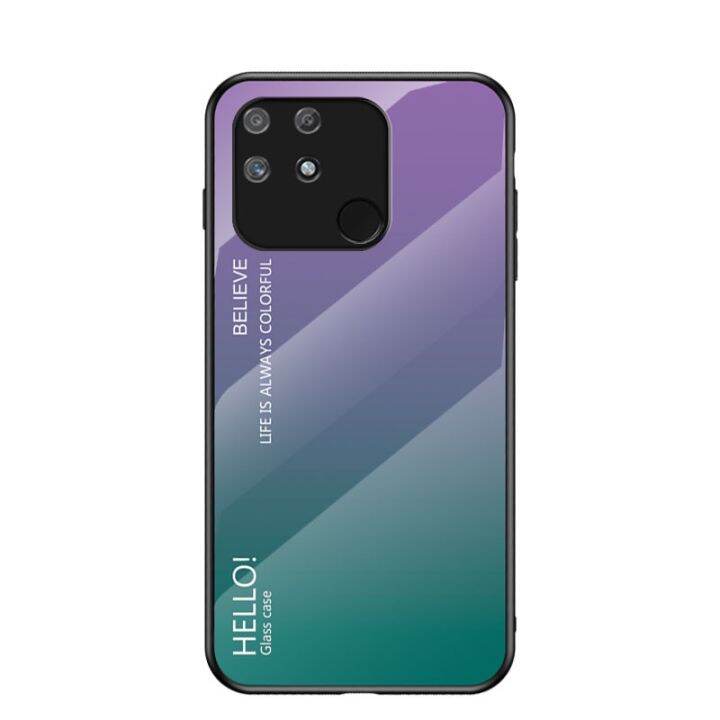 สำหรับ-realme-narzo-50a-เคสโทรศัพท์-realme-narzo-50a-กระจกเทมเปอร์เคสกรอบ-tpu-แบบนุ่มป้องกันแบบแข็งกันกระแทกแฟชั่นฝาหลัง