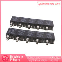 Gazechimp ชุดรถออโต้รีเลย์30A ไฟ12V 5Pin 10ชิ้นสำหรับพัดลมปั๊มน้ำมันเชื้อเพลิงแตร