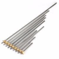 【HOT】ஐ∏ 8mm Trapezoidal Threaded Rod Lead Screw for Printer trapezoidal thread nut