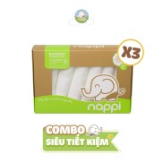 COMBO SIÊU TIẾT KIỆM 3 Hộp khăn sữa Nappi