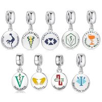 【HOT】❈ Psychology sign Charms making 925 Sterling Pendants Original Designer Necklace