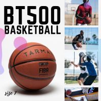 TARMAK ลูกบาสเก็ตบอล รุ่น BT500 FIBA เบอร์ 7 (สีน้ำตาล) ( BoysMens Size 7 (from 13 Years) Basketball BT500 - BrownFiba ) ลูกบาส  ลูกบาสเก็ตบอล บาสเกตบอล Basketball