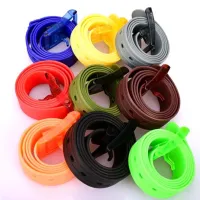 Rubber belt Colored plastic leisure for men and women