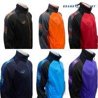 Grand sport 16-380 เสื้อวอร์มแกรนด์สปอร์ต พิมพ์ลายไหล่ ของแท้ 100%