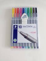 ชุดปากกาไตรพลัส สเต็ดเล่อร์  Staedtler ชุด 10 สี ( หัว 0.3 mm)