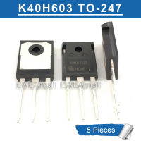 5pcs K40H603 TO-247 IKW40N60H3 TO247 IKW40N60 40H603 600V 40A IGBT Transistor New Original