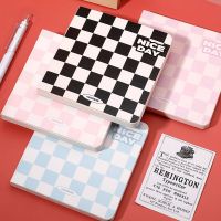 100 Sheets Checkerboard Small Square Grid Paper Notebook Binder Cute Mini Planner Notepad Journals Kawaii School Sketch Book