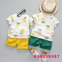 COD SDFGERTERTEEE ☞MG-Baby Boy Pineapple Short Sleeve T-shirt Shorts Outfits