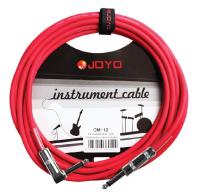 JOYO สายแจ็ก สายแจ็ค กีต้าร์ หัว L Effect Cable15ft./4.5m O.D-6.3mm.CM-12 RD