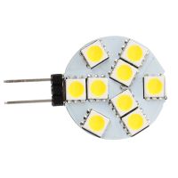 หลอดไฟ LED RV เรือ DC 12V สำหรับชิ้นหลอดไฟ G4สีขาว5050 SMD อบอุ่น10จุด