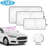 hot【DT】 Car Windshield with Storage Sunshades for UV Protection Interior Accessories