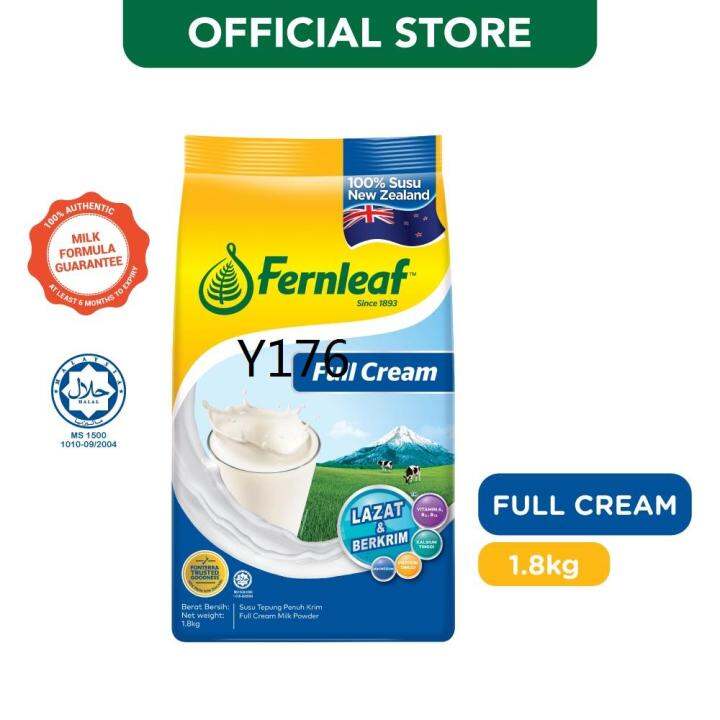 milk ☉Fernleaf Full Cream Milk Powder 1.8kg♪ Lazada
