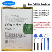 BLP713 BLP793 BLP731 Battery for Oppo Realme GT Neo 3 5 6 6S 6i X3 V3 V5 Q2i Q3i Q3 7 7i 8 X7 X50 Pro C11 C12 C15 C17 C25 C25s Electrical Connectors