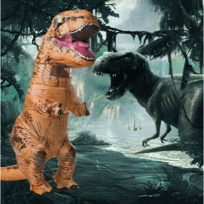 ชุดไดโนเสาร์ T Rex เติมลม สไตล์แฟนซี ชุดฮาโลวีน สำหรับผู้ใหญ่