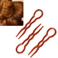 【cw】 2019 New U Hair Grips Convenient Plastic Forks Styling Hairpins Bending Hairwear Decoration