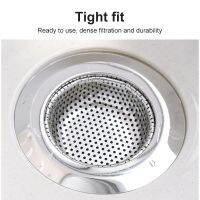 1pcs Stainless Steel Bathtub Hair Catcher Stopper Shower Drain Hole Filter Trap Kitchen Metal Sink Strainer Floor Drain