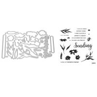 Stamps and Dies for Card Making DIY Scrapbooking Arts Crafts Stamping Stamps Arts Supplies Metal Cutting Dies (5469)