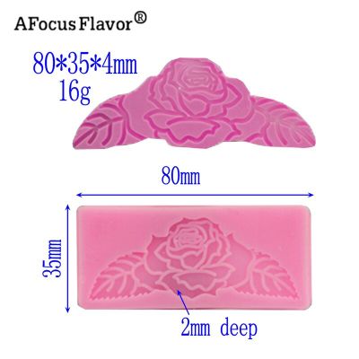 ；【‘； 1 Pc DIY Sugarcraft Instant Lace Silicone Mold Wavy 3D Pattern Fudge Cake Decorative Baking Stencil Pattern Shaped Silicone Mold