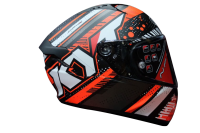 Moto Elements KYT NFR Energy Antracite Red Size L