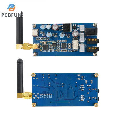 pcbfun บอร์ดรับสัญญาณ PCM5102แบบ Lossless บอร์ดเครื่องถอดรหัส5.0โมดูลปรับเครื่องขยายเสียงเครื่องเสียงโมดูล AC6-20V/DC6-20V/DC5V BT ระบบเสียง DIY และโฮมเธียเตอร์ร้านค้า