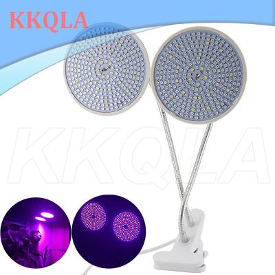 QKKQLA 290led LED Plant Grow phyto Lamp Light Bulbs Full spectrum flowers growing lights desk clip holder Indoor greenhouse growbox q1