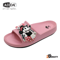 ADDA 2density รองเท้าแตะ รองเท้าลำลอง สำหรับผู้หญิง ลายมินนี่เม้าส์ แบบสวม รุ่น 5TD71W2 (ไซส์ 4-6)