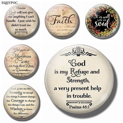 ☒ God Bible Letters Fridge Magnet Christian Serenity Prayer Amulet 30MM Glass Cabochon Magnetic Refrigerator Sticker Home Decor
