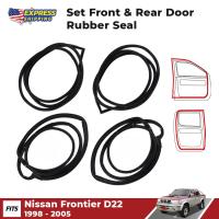 ชุดยางประตู หน้า-หลัง สำหรับ Nissan Frontier ปี 1998 - 2005 (ชุด) นิสสัน ฟรอนเทียร์ ยางประตูในรถยนต์ ยางซีลประตูรถ ยางแท้ คุณภาพดี ส่งไว