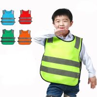 Kids Students Night Safety Reflective Vests Road Traffic Warning Vest for Children Reflective Reflector Vests Clothing Jacket