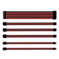 COOLERMASTER CABLE Sleeved Extension Kit 30cm (Black/Red)